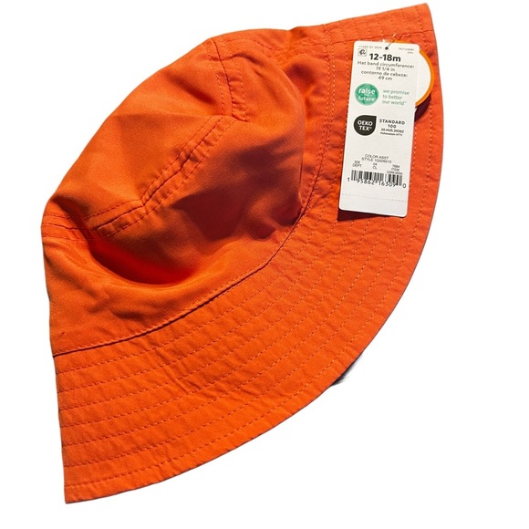 Carter's Orange Kids Bucket Hat - Picture 3 of 4